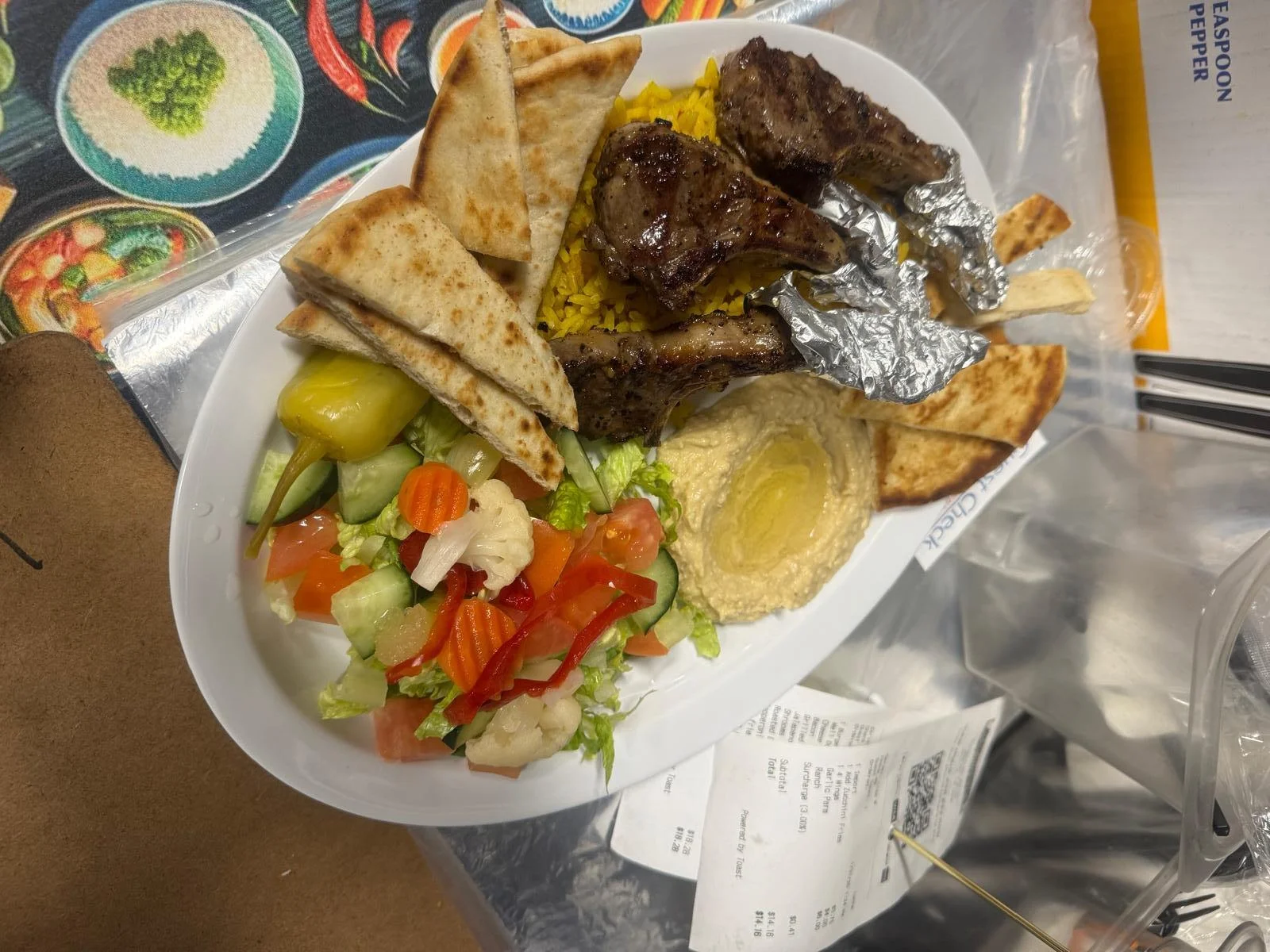 3pc Lamb Chop Platter