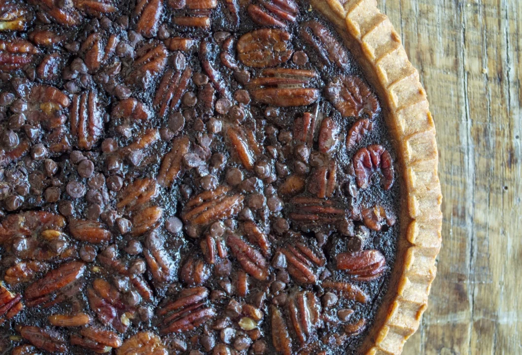 Chocolate Bourbon Pecan Pie