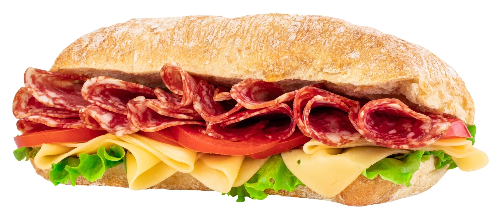 Fresh sub sandwich made daily at Buckeye Pizza & Stromboli in Columbus Ohio