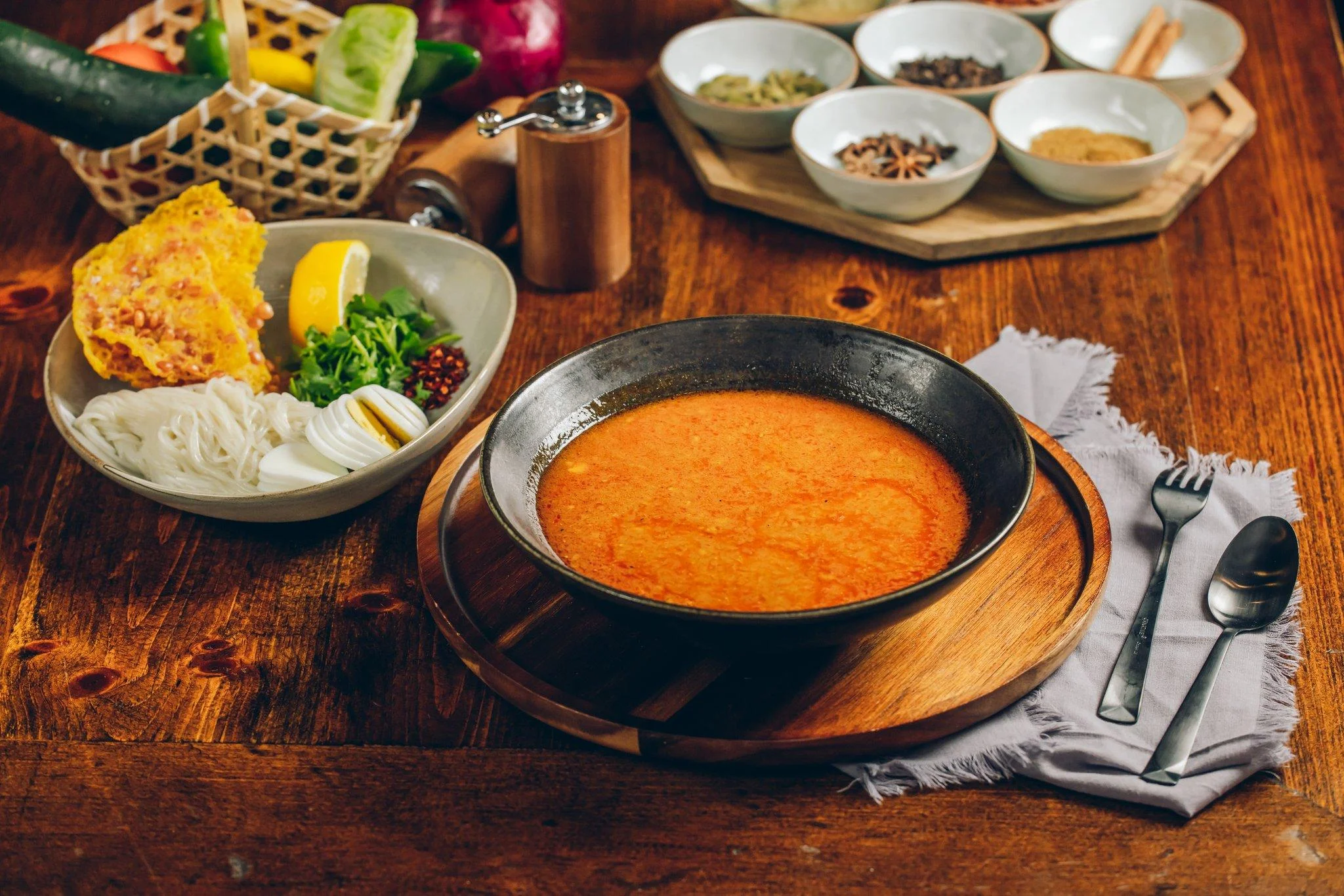 Fish Chowder Noodle Soup (Mohinga)
