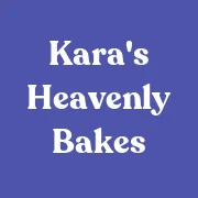 Logo of Kara's Heavenly Bakes, a bakery brand