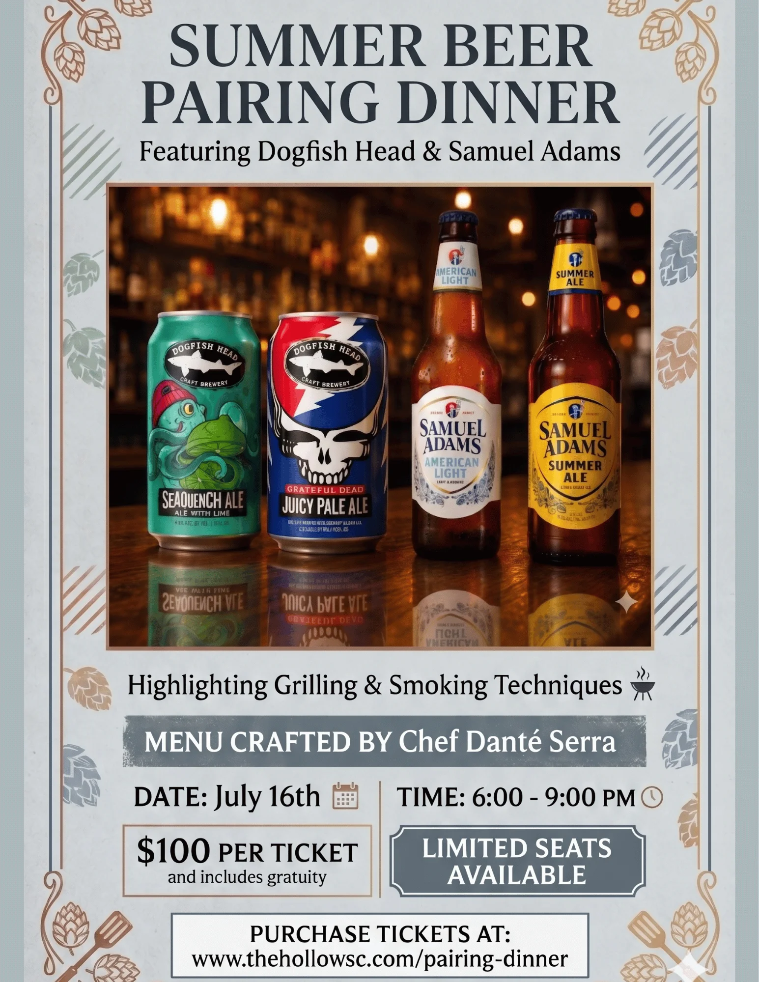 Penelope Bourbon Pairing Dinner