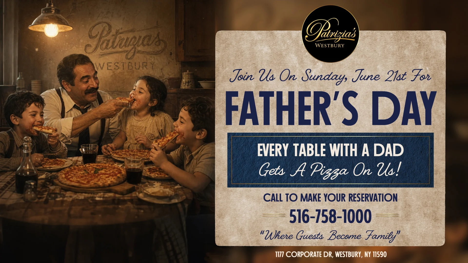 Patrizia's Mother's Day celebration promotional image