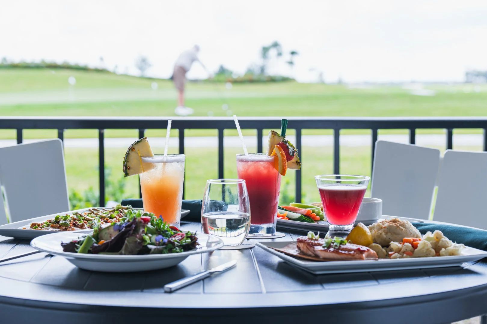 Delicious food and drinks from Boosters restaurant menu