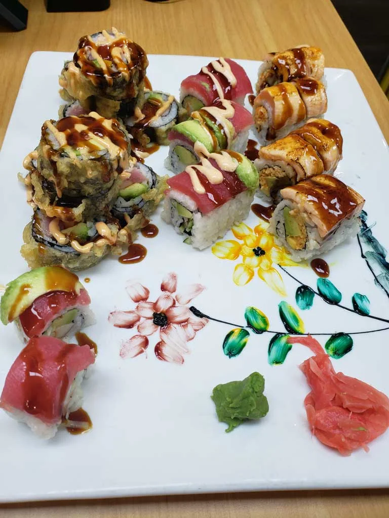 Assorted sushi plate