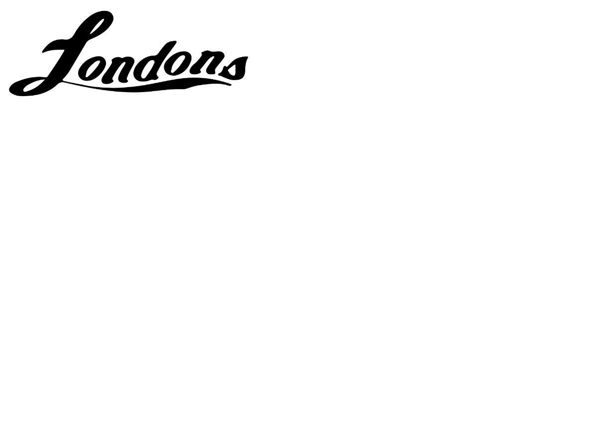 Stylish restaurant logo with a white background featuring elegant typography.