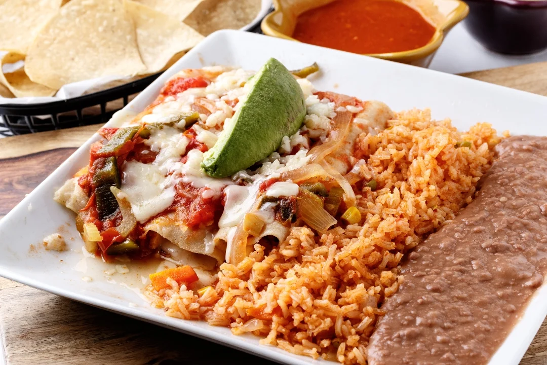 Chicken Fajita Enchiladas