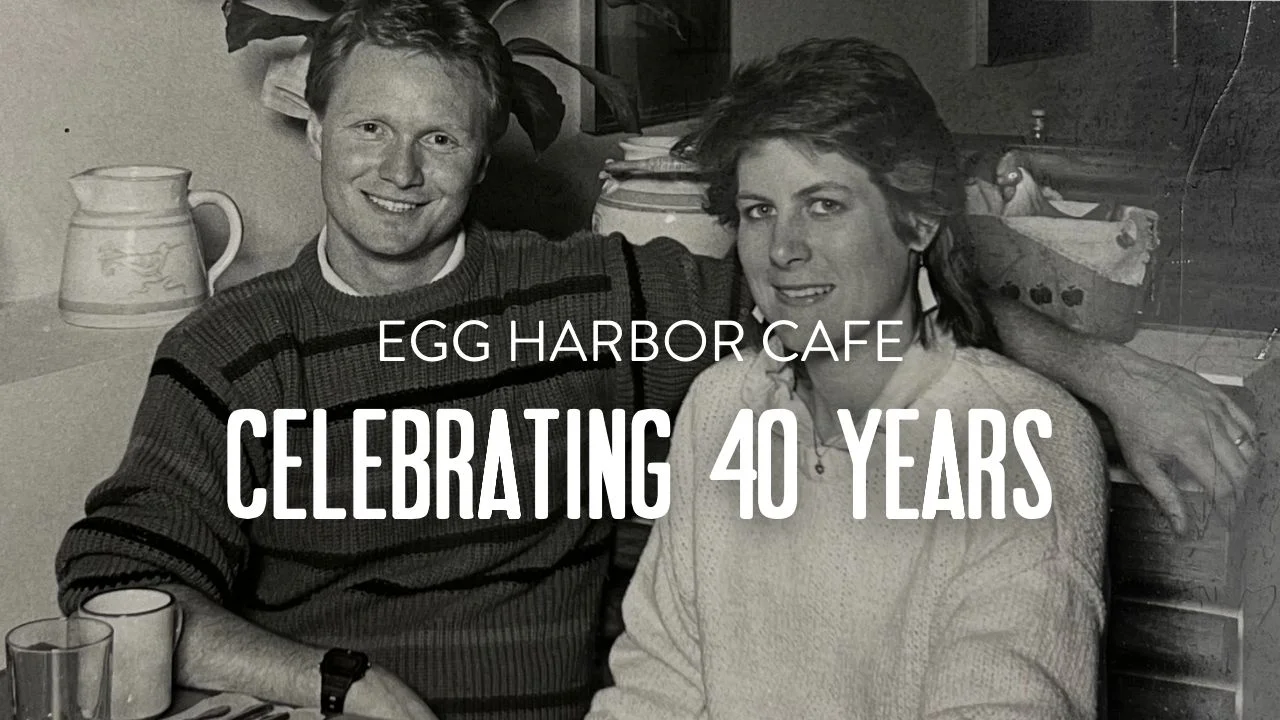 Celebrating 40 years of Egg Harbor Cafe with a nostalgic photo