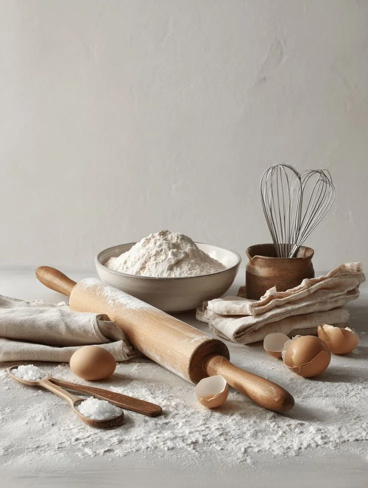 Baking essentials for homemade pastries and desserts