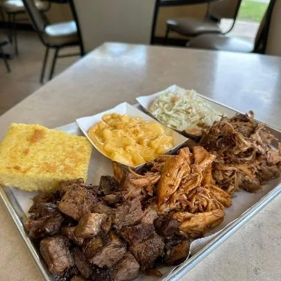 PORK, CHICKEN & BRISKET BURNT COMBO