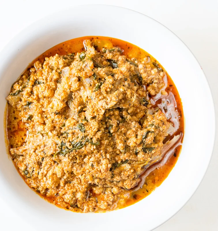 Traditional Egusi Stew at Tolex African Grill