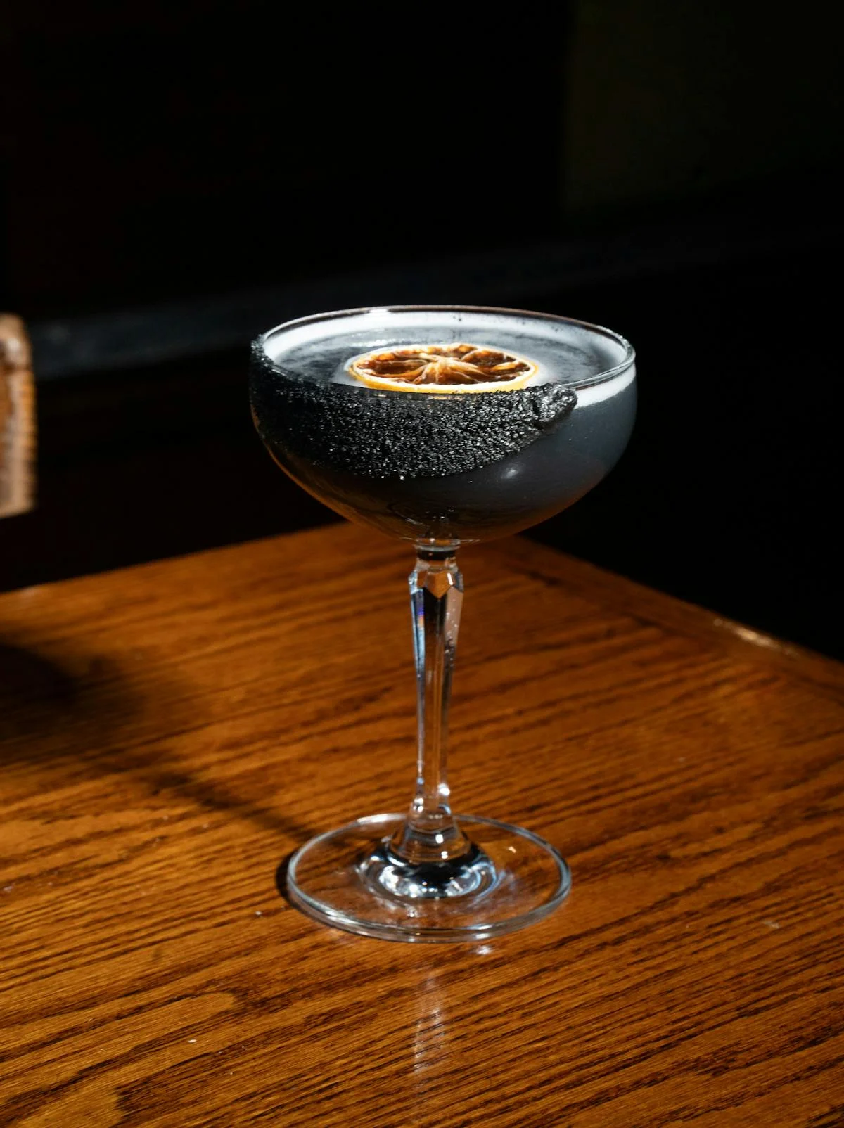Black Lemon Drop Cocktail at Betelgeuse Betelgeuse
