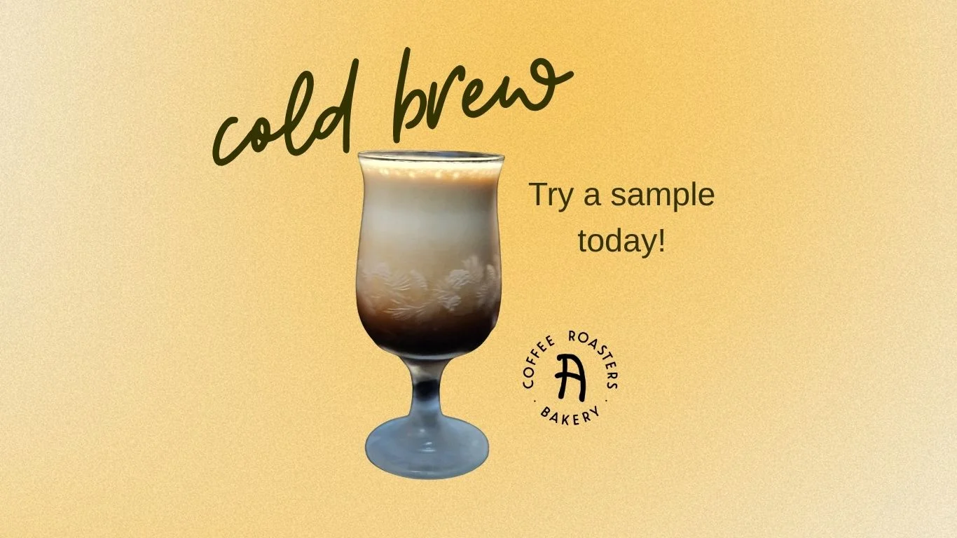 Refreshing cold brew coffee in a stylish glass