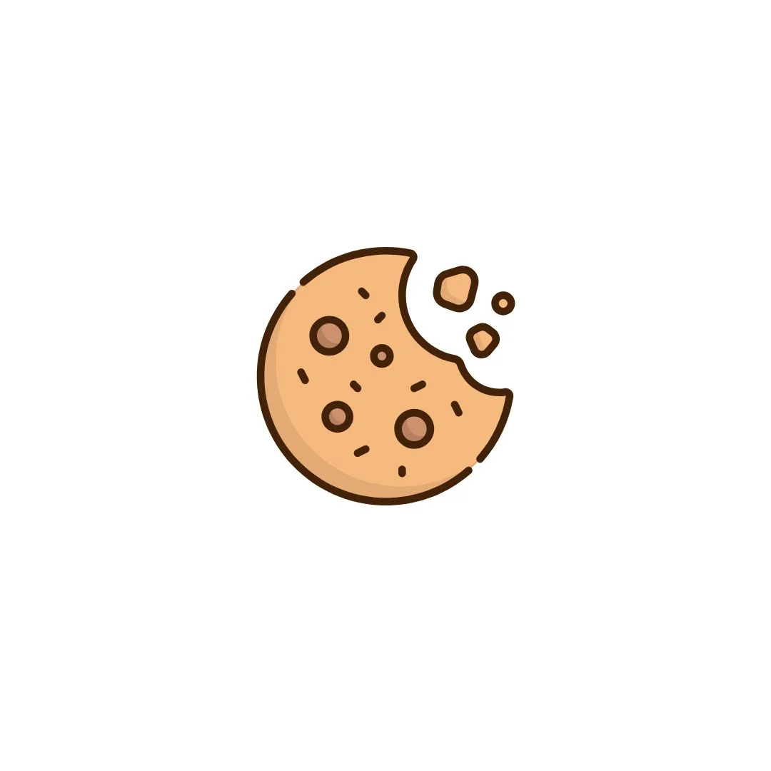 Delicious chocolate chip cookie with a bite taken out