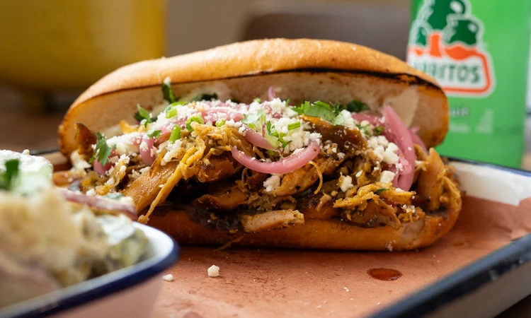 Pulled Chicken Torta