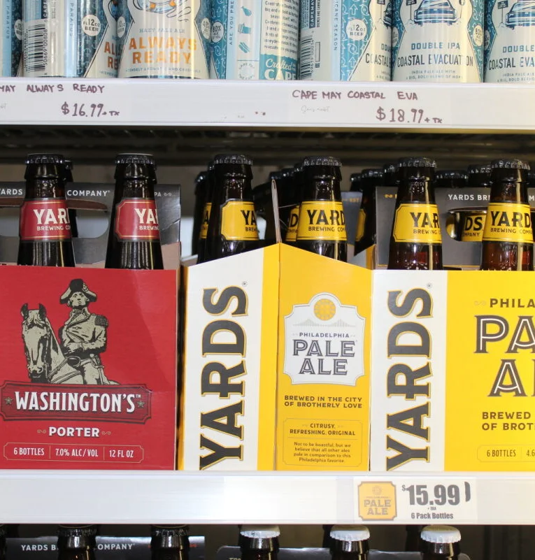 Image of Yards Pale Ale on our shelves
