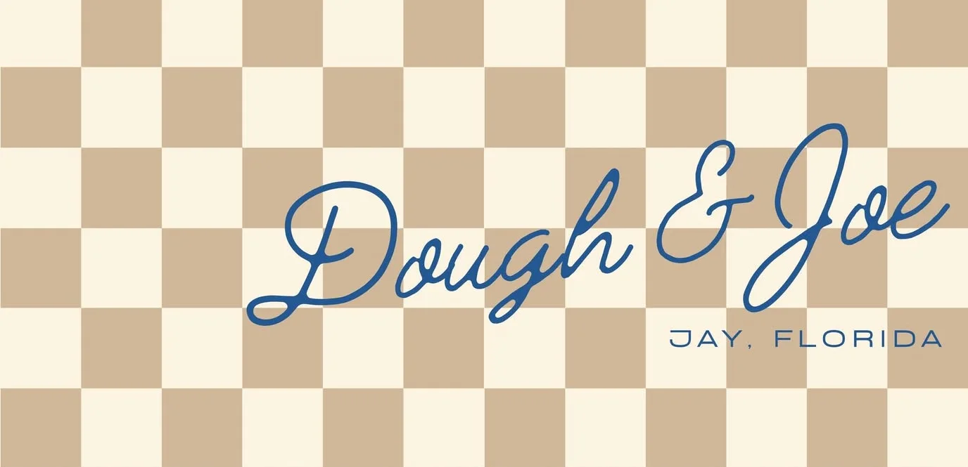 Logo of Dough & Joe café in Jay, Florida