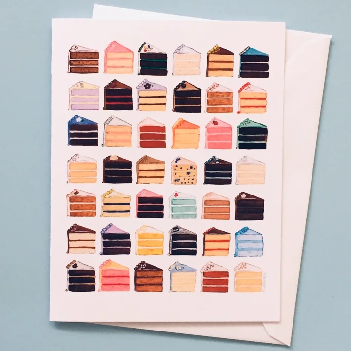 Sweet Mandy B's Classic Cake Slices Card