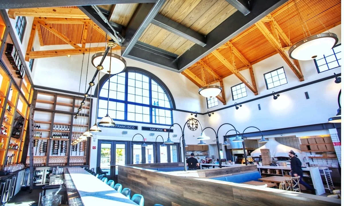 Book a reservation, american food, rotisserie, pizza dine in and takeout