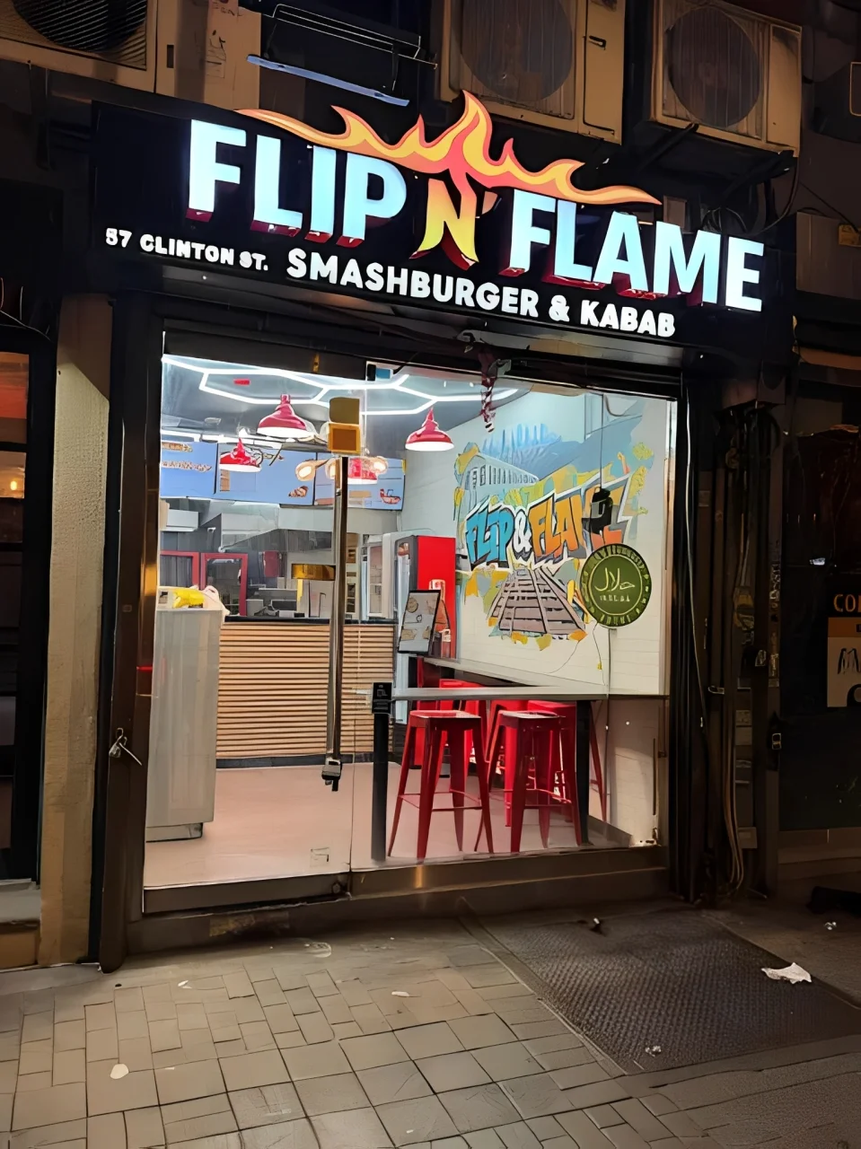 Delicious gourmet burger with fresh toppings on a wooden table