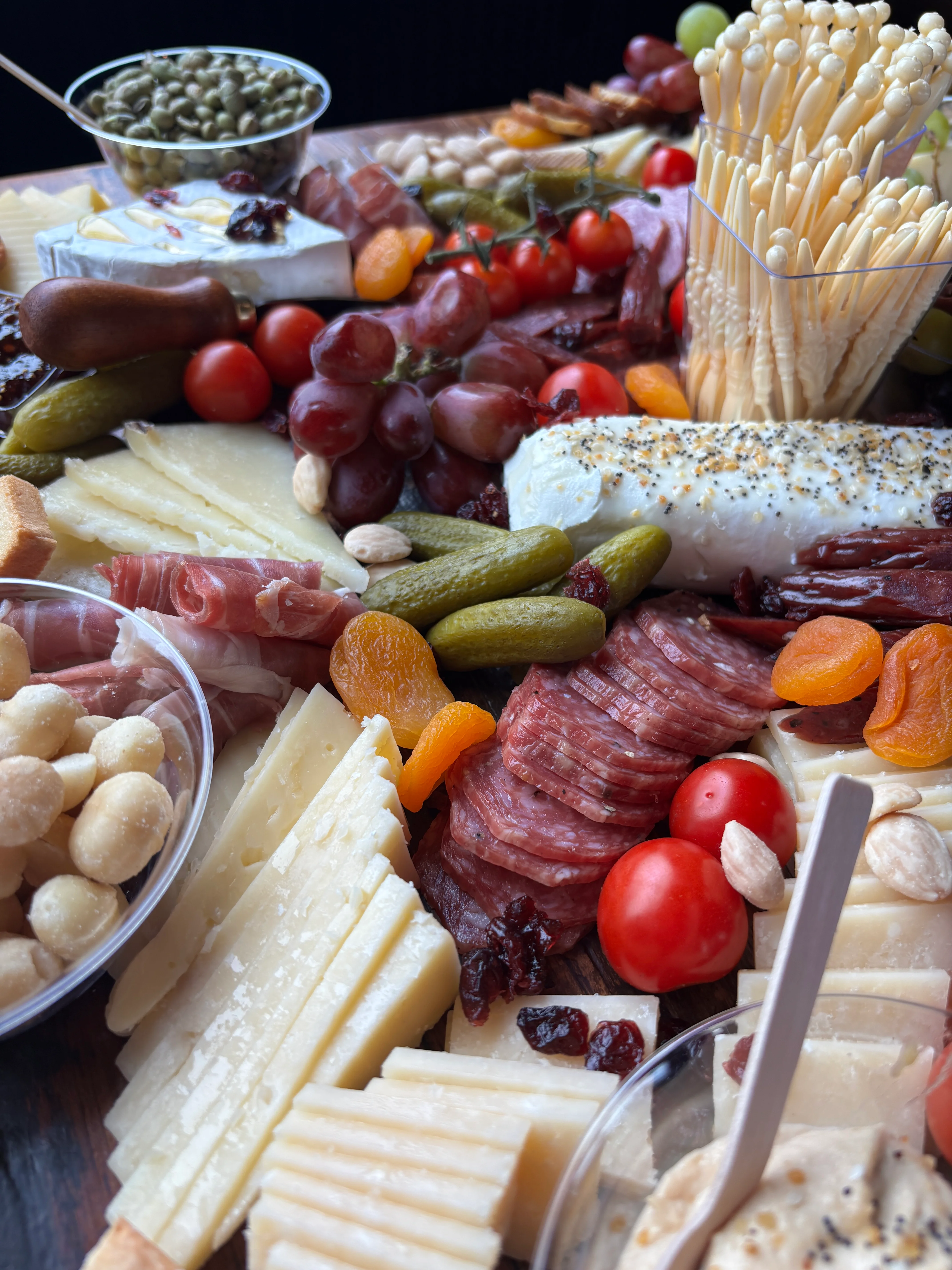 Stunning and thoughtfully curated Charcuterie Boards and Tables