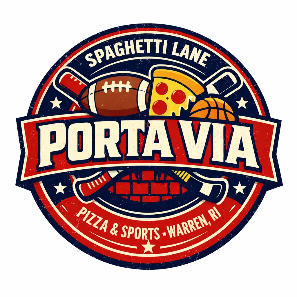 Logo of Porta Via Pizza & Sports in Warren, RI