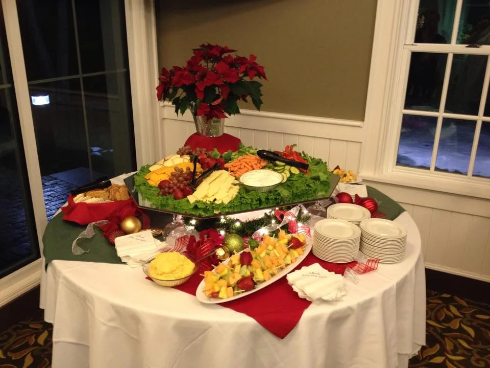 Colorful fruit and cheese platter for a festive gathering