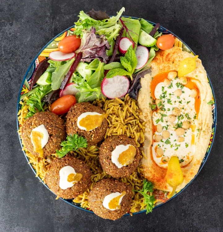 Falafel Plate (Vegan 🍃)