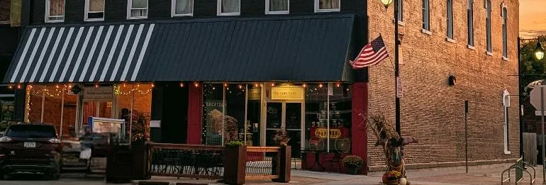 Bricktown Bakery in downtown Nevada, Iowa