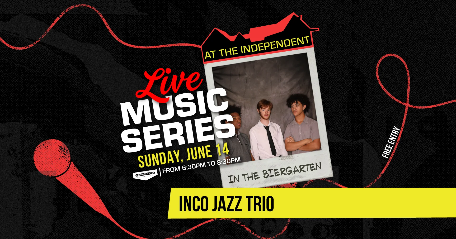 Promotional image for Indie Music event featuring James Suggs.