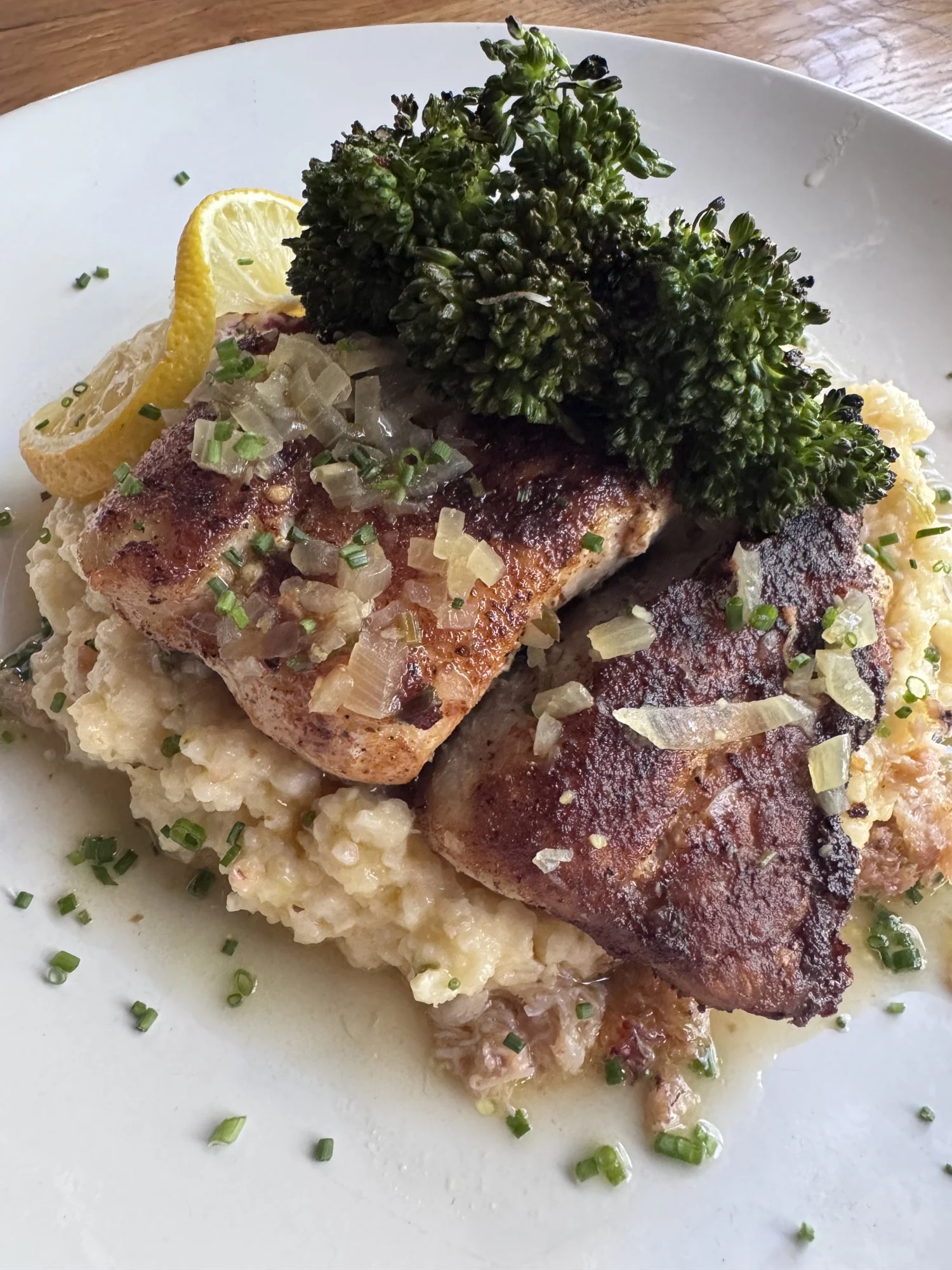 Blackened grouper special at Crave Kitchen & Cocktails