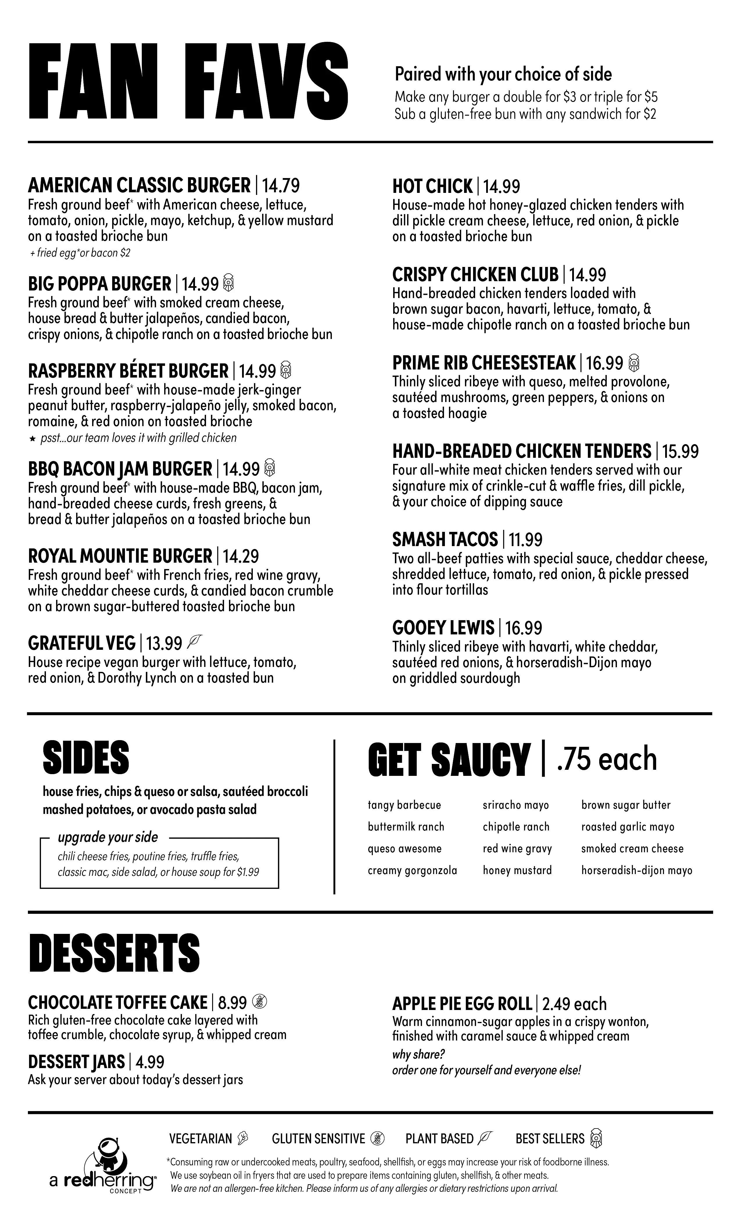 Explore the LeadBelly menu — stacked burgers, loaded fries, reimagined pub classics, and signature cocktails. Bold flavors served fresh in Lincoln’s Haymarket. 