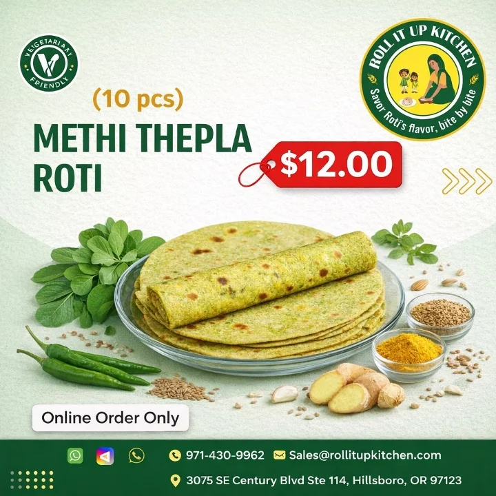 Fenugreek (Methi) Thepla