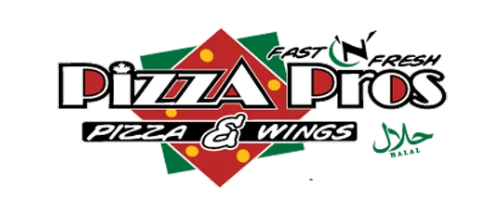 Logo of Pizza Pros, specializing in pizza and wings