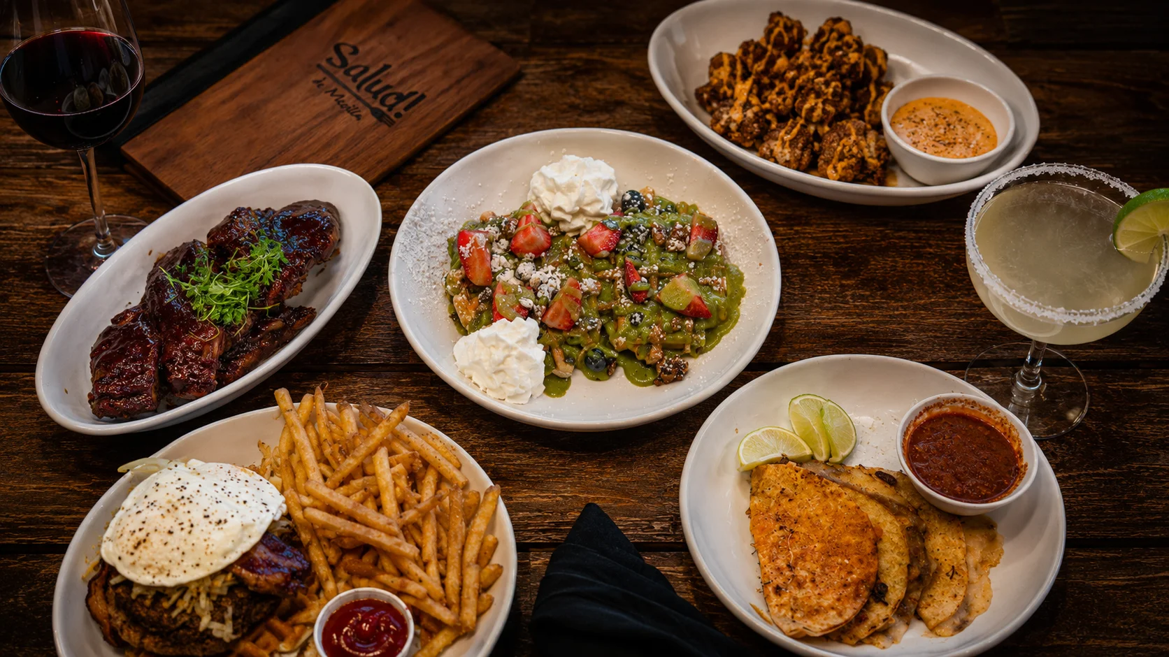 Salud Table full of Tapas