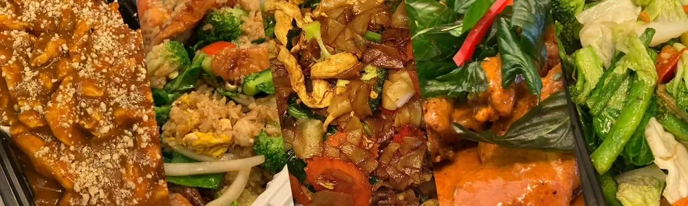 Assorted Asian dishes including stir-fry and curry