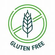 Gluten-free symbol with wheat stalk crossed out