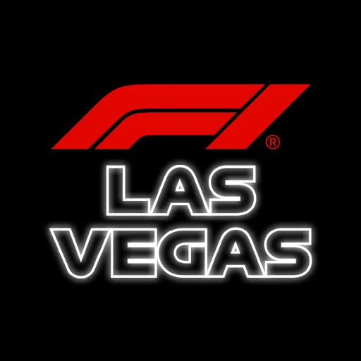 Formula 1 Las Vegas logo on a black background