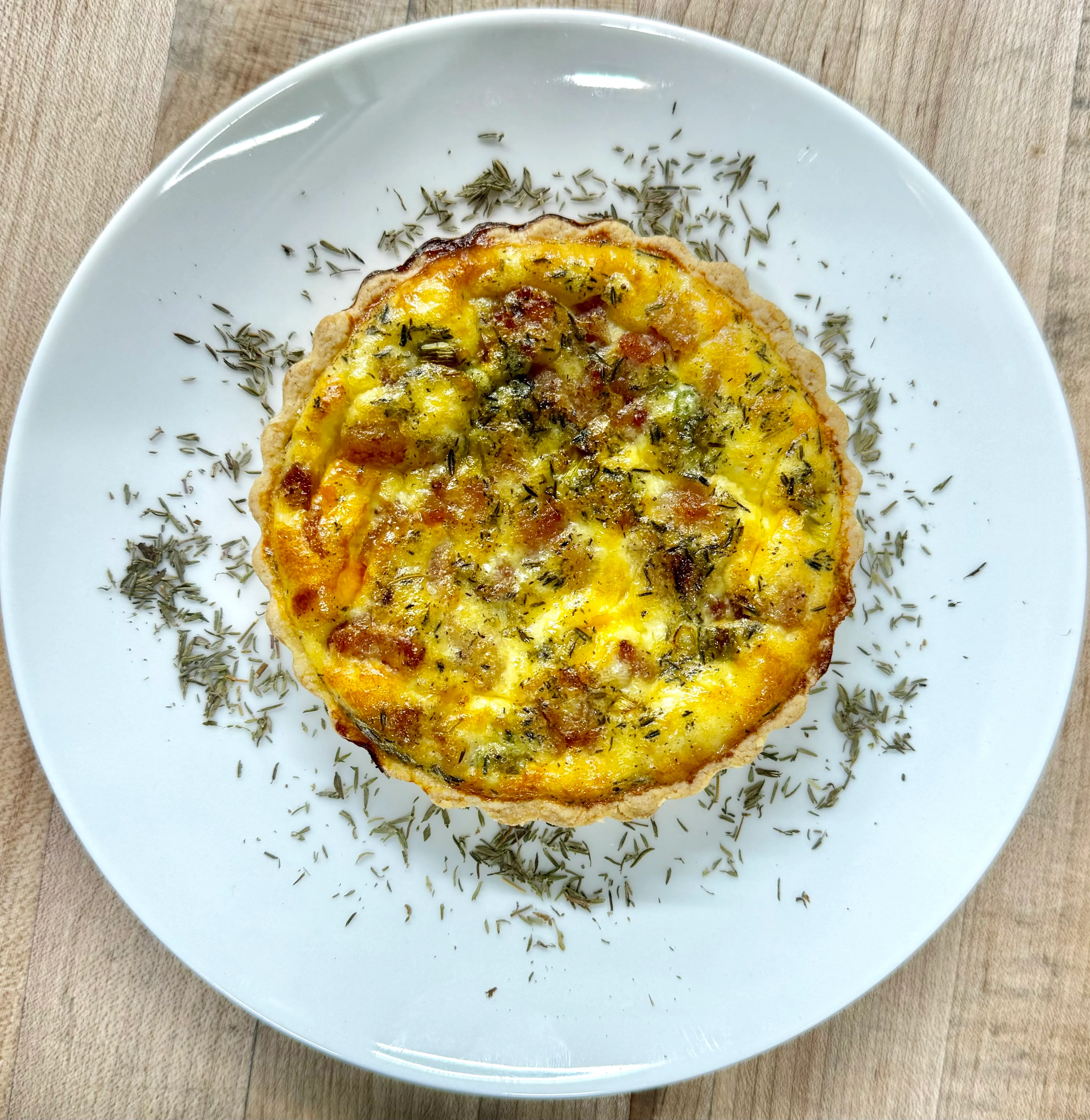 Bacon Smoked Gouda Quiche