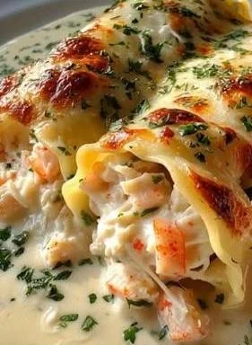 SEAFOOD STUFFED CANNELLONI DINNER