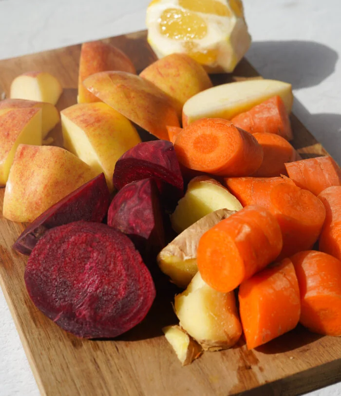 Colorful assortment of fresh vegetables for a healthy salad preparation