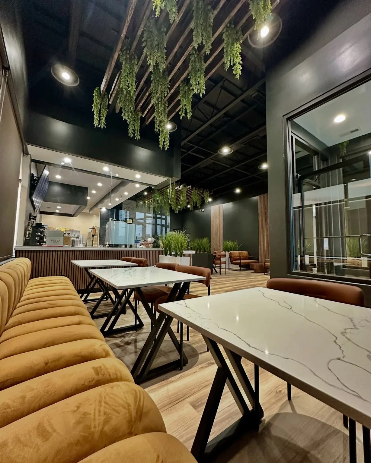 Delicious gourmet burger with fresh toppings on a wooden table