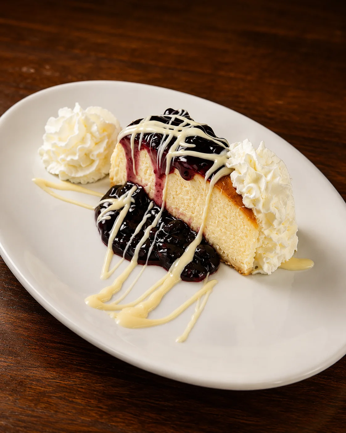 Blueberry Lemon Italian Cream Cake
