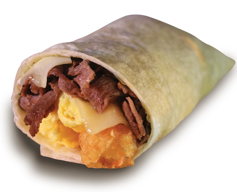 Steak Egg & Cheese Burrito