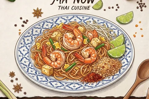 N3 Pad Kee Mao (Drunken Noodle)
