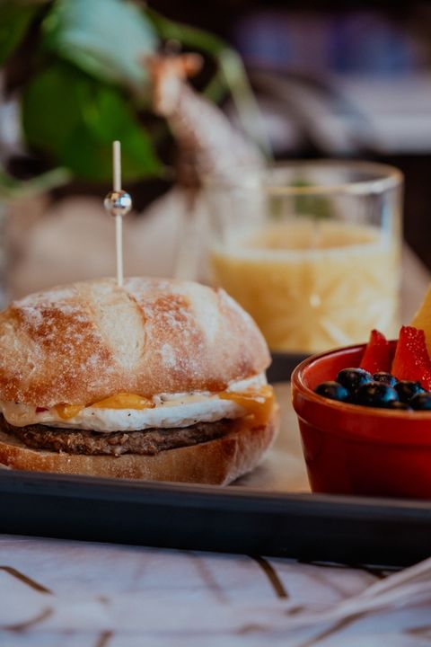 bert box breakfast sandwich