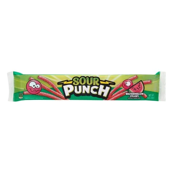 Sour Punch Straws - Watermelon