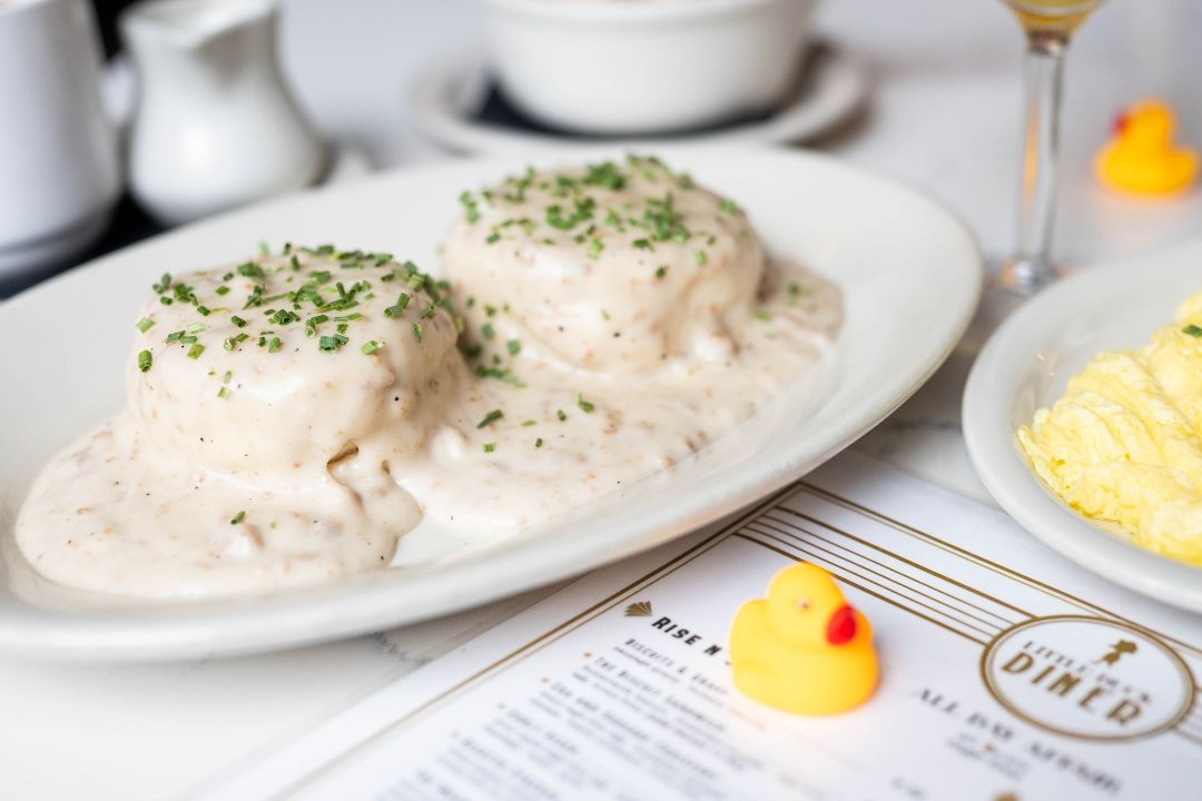 BISCUITS N' GRAVY at Little Duck Diner