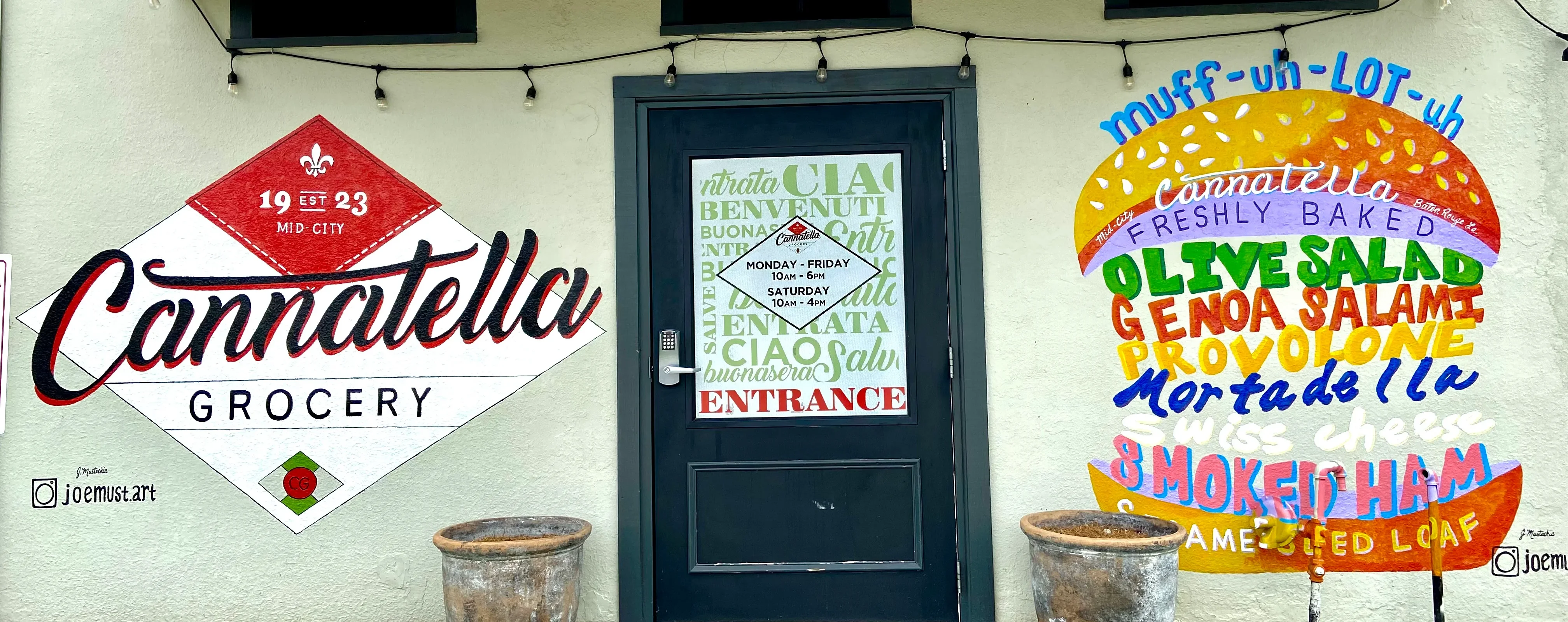 The storefront for Cannatella Grocery