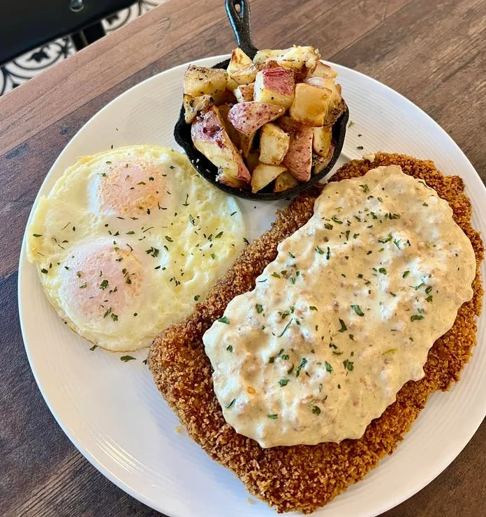 Chicken Fried Steak & Eggs